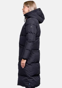 New Cobolt IRIS LONG COAT BLACK