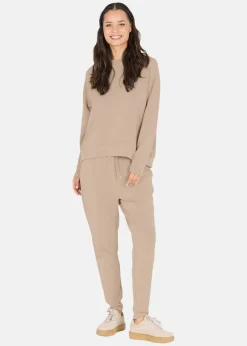 Outlet Athlecia Jacey W Crew Neck Vintage Khaki