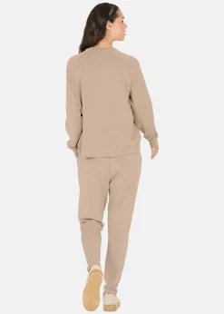 Outlet Athlecia Jacey W Crew Neck Vintage Khaki