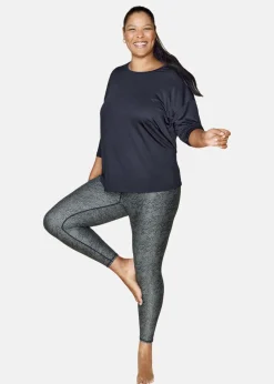 Sale Q-collection Jenirei W Soft Touch 3/4 Tee Black