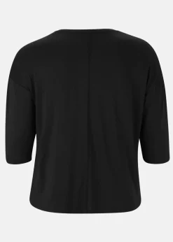 Sale Q-collection Jenirei W Soft Touch 3/4 Tee Black