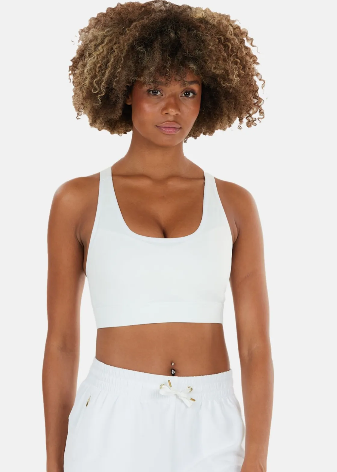 Clearance Athlecia Jennie V2 W Sports Bra White