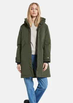 Outlet Didriksons JOSEFINE WNS PARKA Deep Green