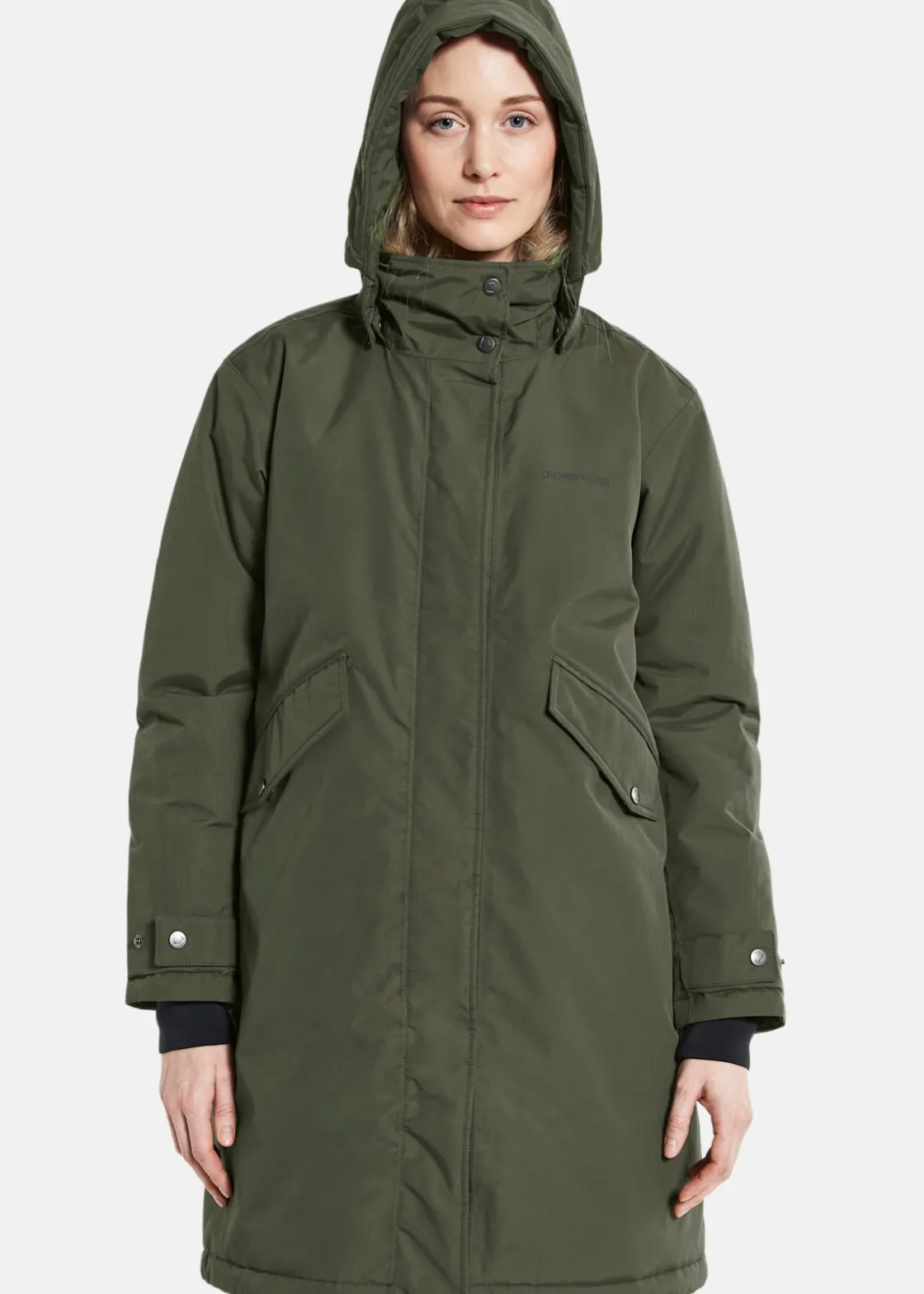 Outlet Didriksons JOSEFINE WNS PARKA Deep Green