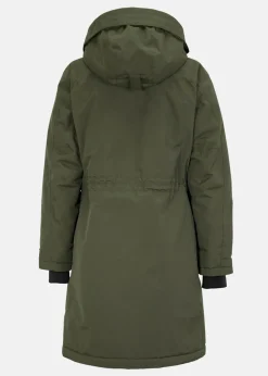 Outlet Didriksons JOSEFINE WNS PARKA Deep Green