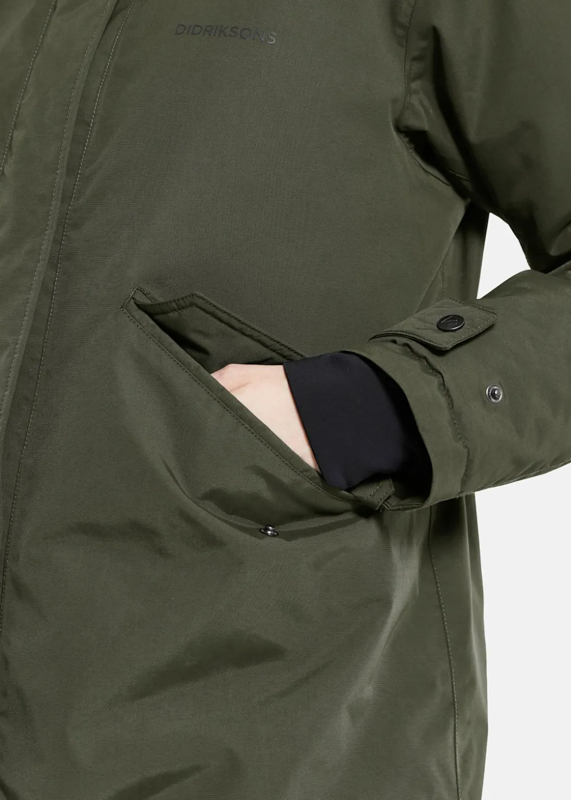 Outlet Didriksons JOSEFINE WNS PARKA Deep Green