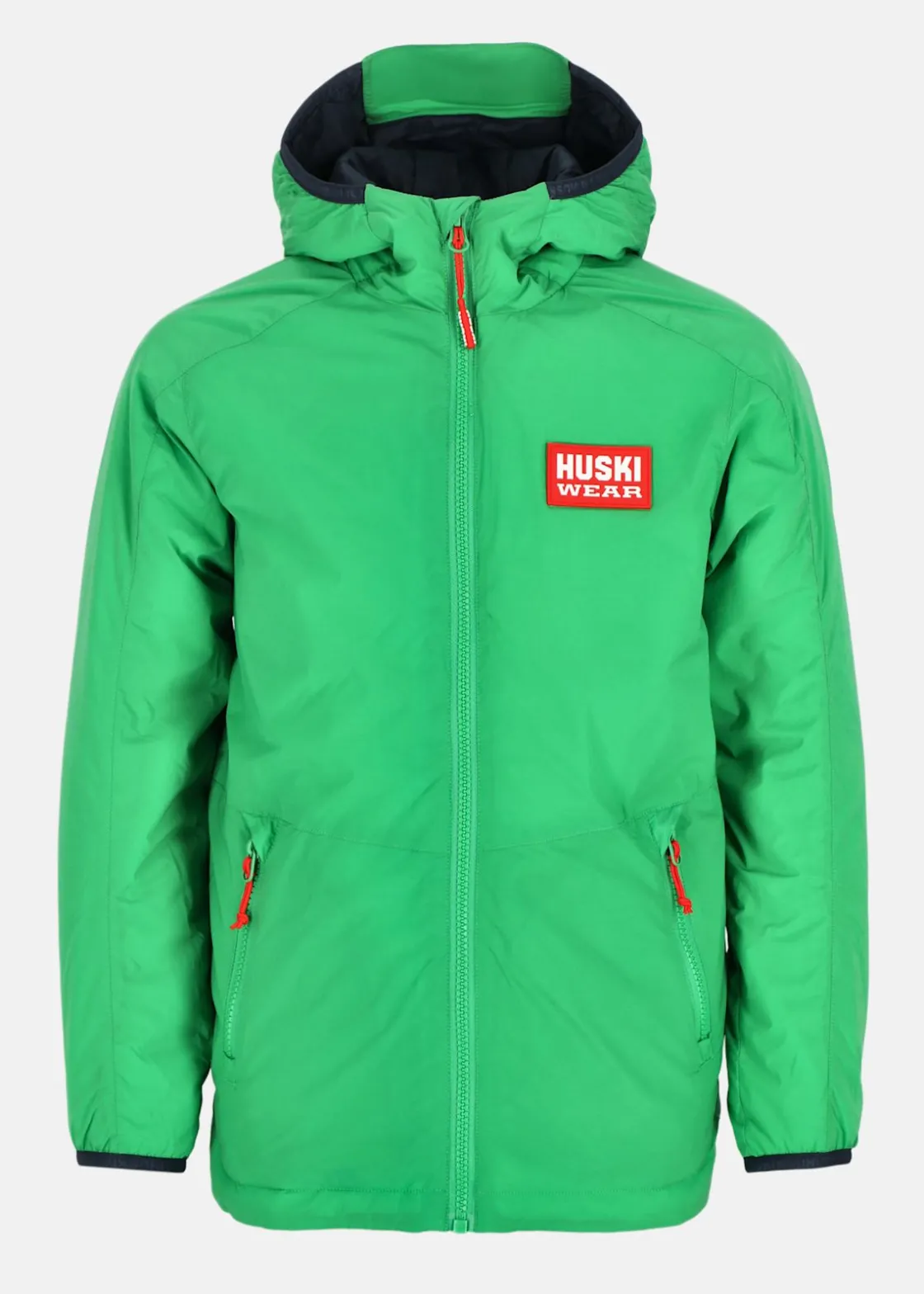 Clearance Huski Wear JR LINER HOOD JACKET Race Green