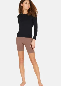 Sale Athlecia Julee W Loose Fit L/S Seamless Black