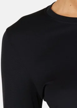 Sale Athlecia Julee W Loose Fit L/S Seamless Black