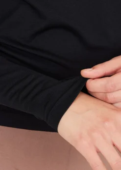 Sale Athlecia Julee W Loose Fit L/S Seamless Black