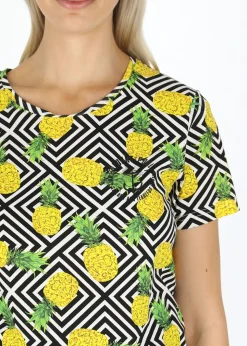 Blount & Pool Jungle Tee W Yellow Graphic Pineapple
