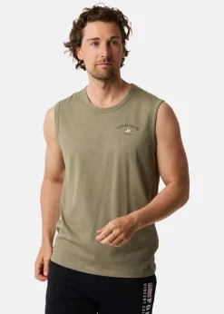 Clearance Saint Vincent Kansas Sleeveless Tee Salvia Green