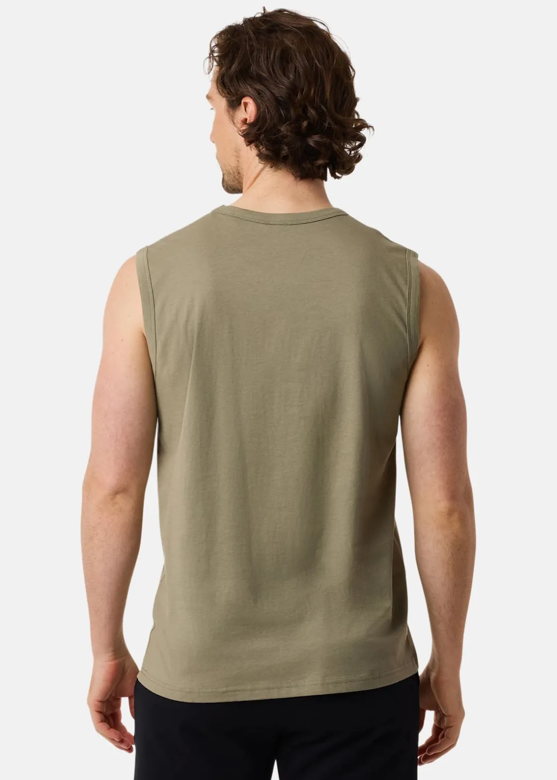 Clearance Saint Vincent Kansas Sleeveless Tee Salvia Green