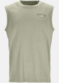 Clearance Saint Vincent Kansas Sleeveless Tee Salvia Green