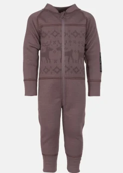 New Lindberg KÅBDALIS MERINO OVERALL DUSTY MAUVE