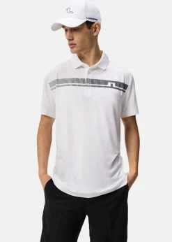 Outlet J.lindeberg Klas Regular Fit Golf Polo White