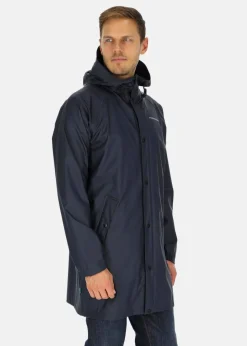 Sale Swedemount Koster Long Coat Dk. Navy