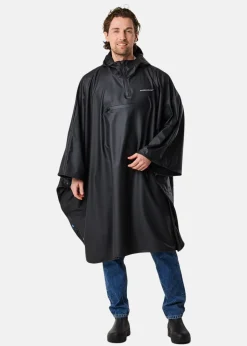 Best Swedemount Koster Rain Poncho Black