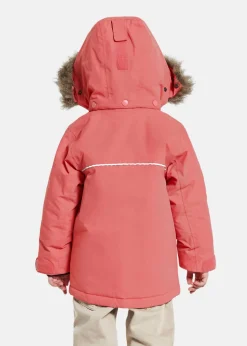 Didriksons KURE KIDS PARKA 5 Peach Rose