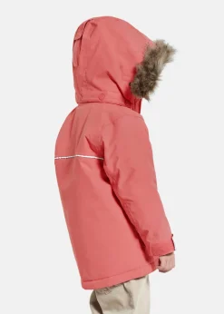 Didriksons KURE KIDS PARKA 5 Peach Rose