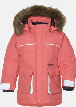 Didriksons KURE KIDS PARKA 5 Peach Rose