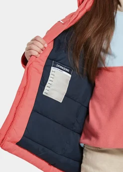 Didriksons KURE KIDS PARKA 5 Peach Rose