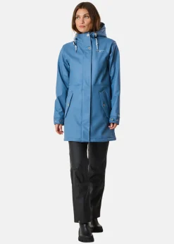 Outlet Swedemount Lammö Coat W Dusty Denim Blue