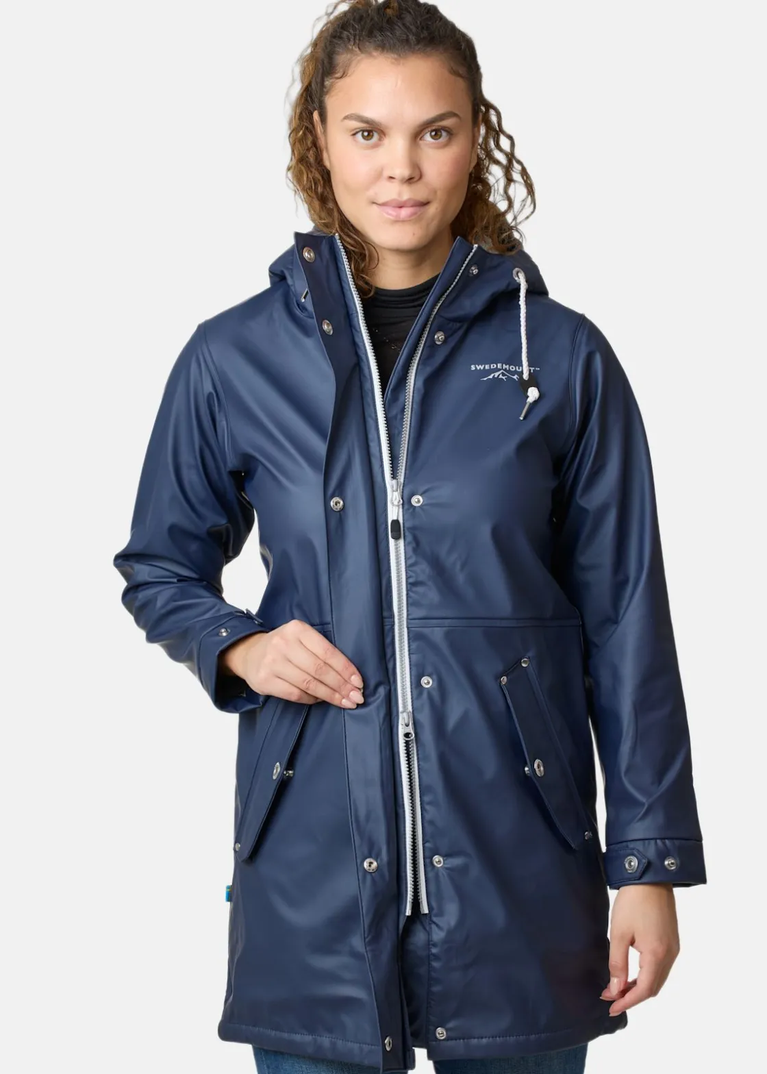 Hot Swedemount Lammö Coat W Navy