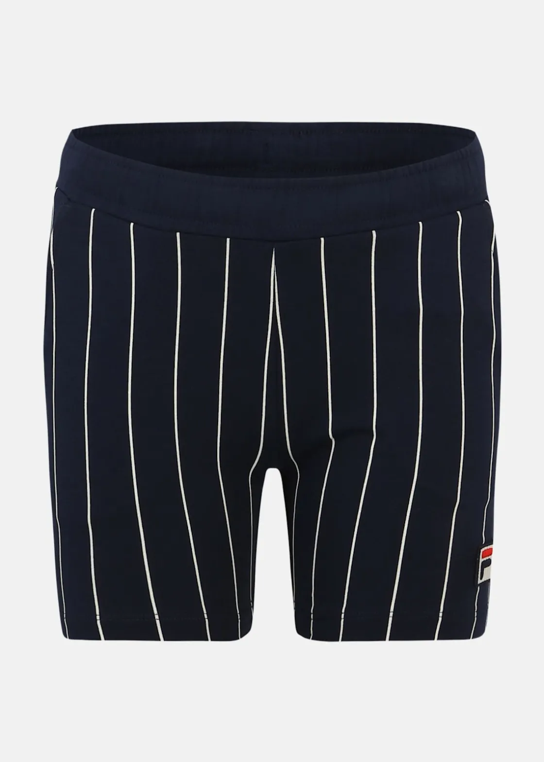 Online Fila LECZNA pinstriped shorts Black Iris/Bright White Striped