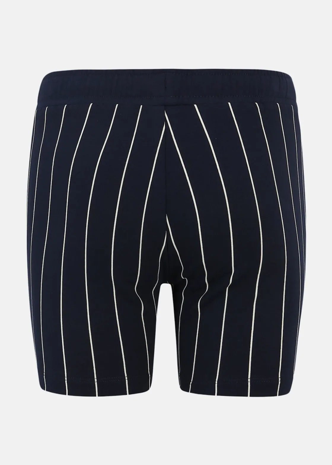 Online Fila LECZNA pinstriped shorts Black Iris/Bright White Striped