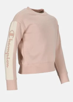 New Champion Legacy Crewneck Sweatshirt Jr Peach Whip