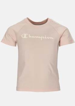 New Champion Legacy Crewneck T-Shirt Jr Peach Whip