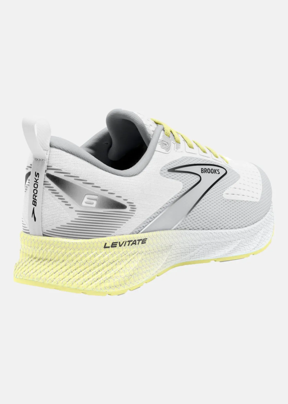 Clearance Brooks Levitate 6 137 White/Oyster/Yellow