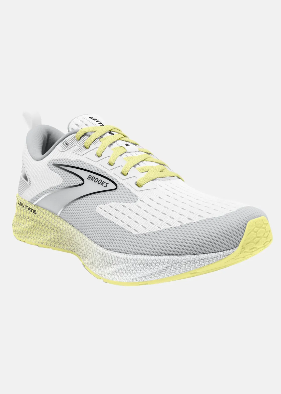 Clearance Brooks Levitate 6 137 White/Oyster/Yellow