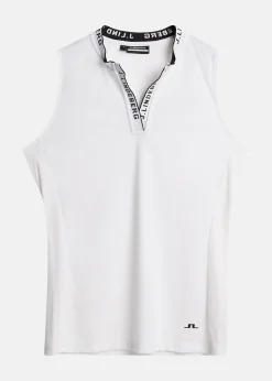 Discount J.lindeberg Leya Sleeveless Top White