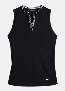 Sale J.lindeberg Leya Sleeveless Top Black