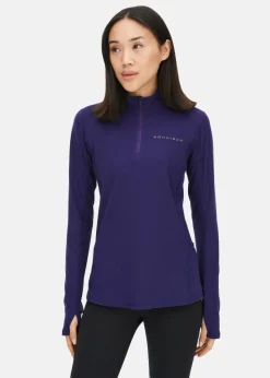Clearance Röhnisch Light Thermo Half Zip Blackcurrant