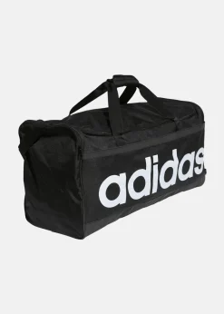 New Adidas LINEAR DUFFEL L BLACK/WHITE