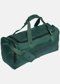 New Adidas LINEAR DUFFEL M CGREEN/BLACK