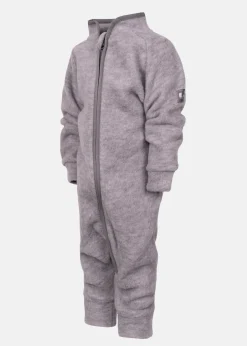 Discount Lindberg LOE WOOL BABY OVERALL GREY MELANGE
