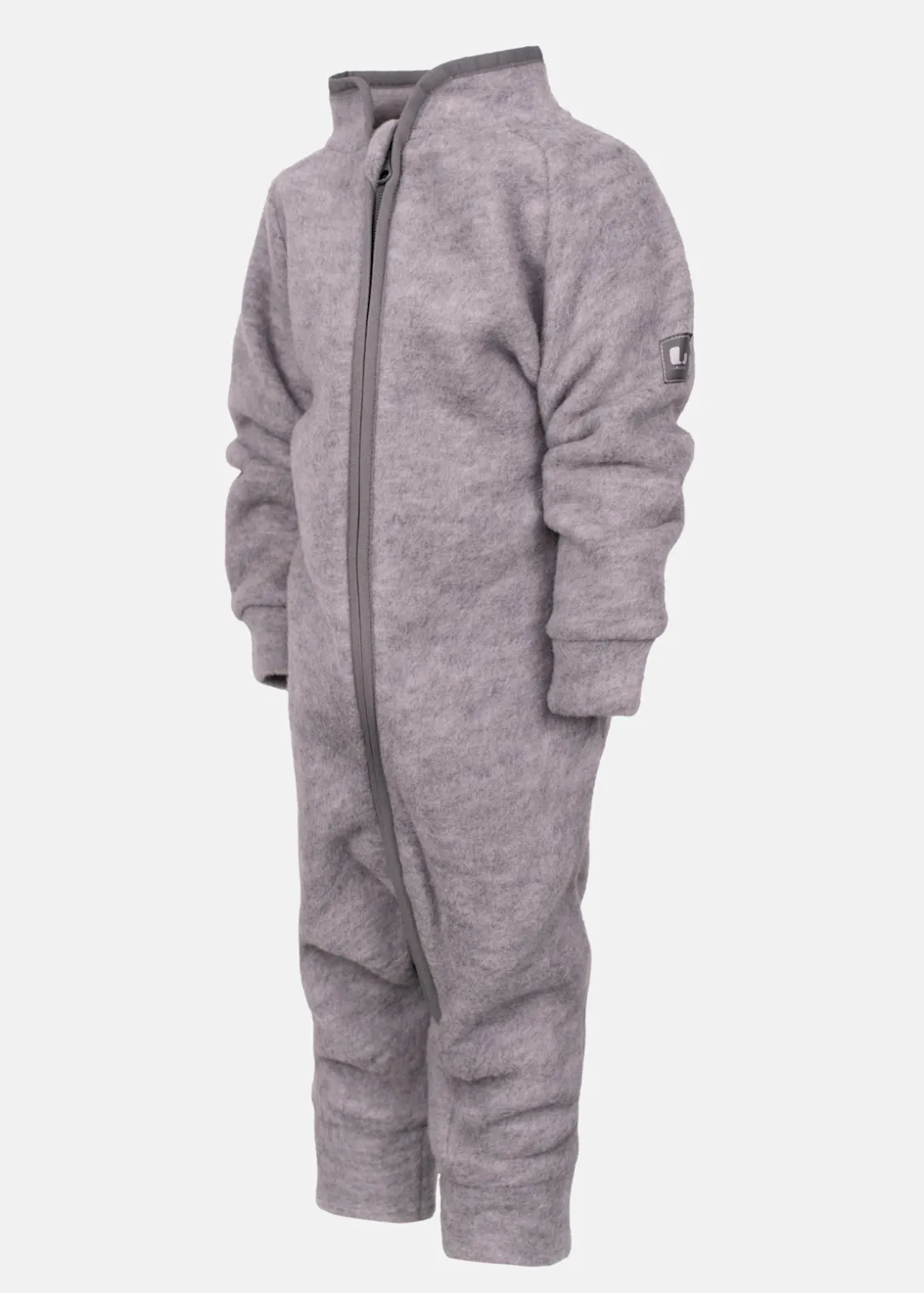 Discount Lindberg LOE WOOL BABY OVERALL GREY MELANGE