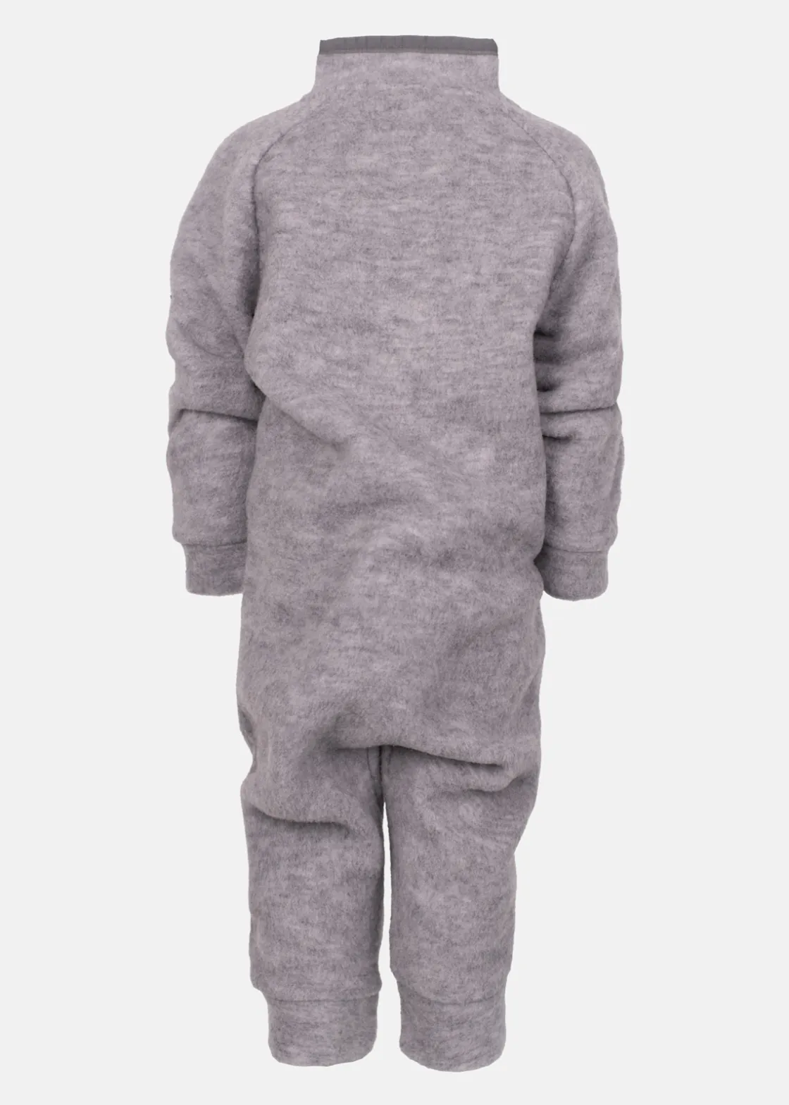 Discount Lindberg LOE WOOL BABY OVERALL GREY MELANGE