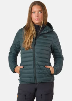 New Swedemount Lofoten Hood Jacket W Cedar Green