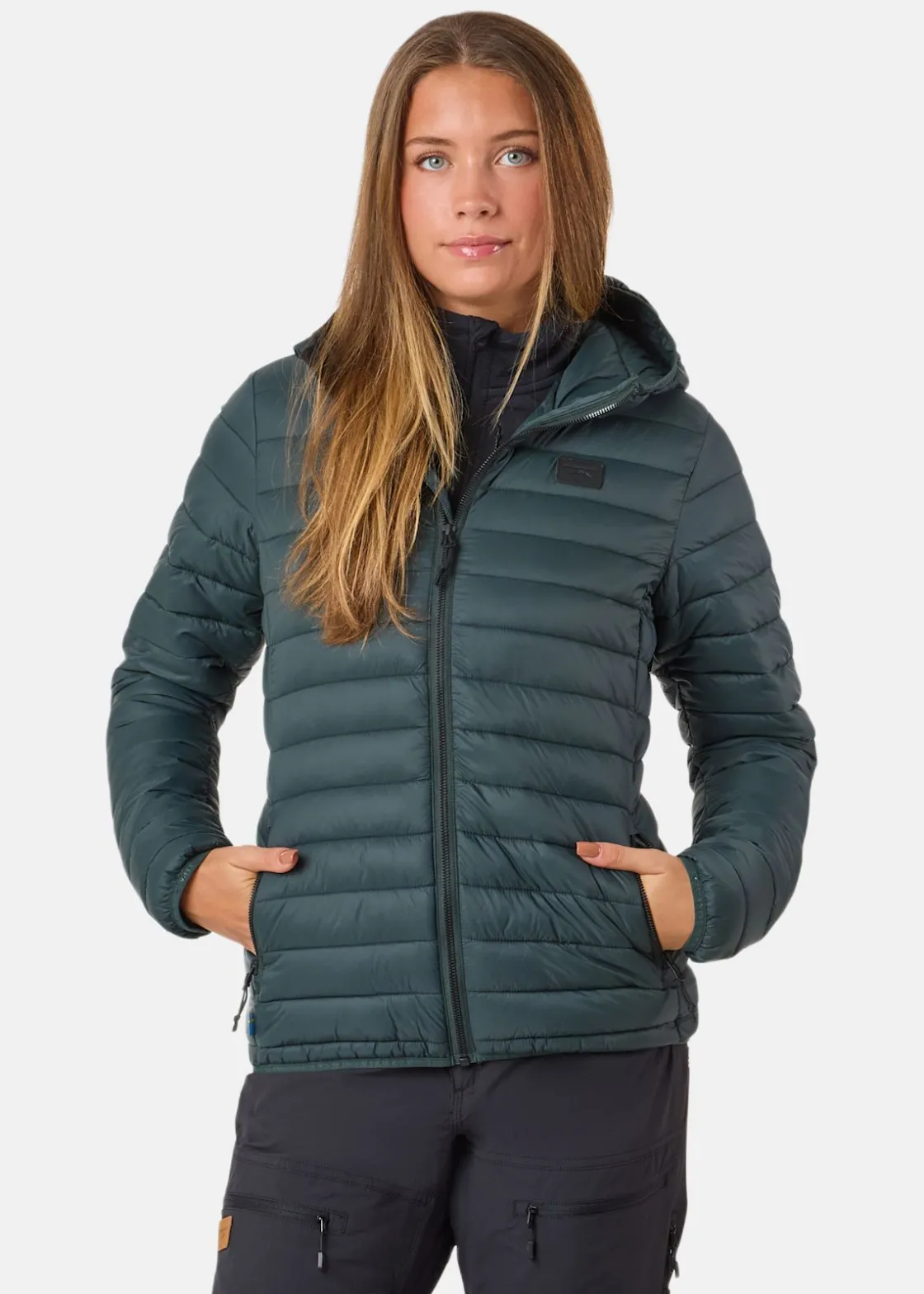 New Swedemount Lofoten Hood Jacket W Cedar Green