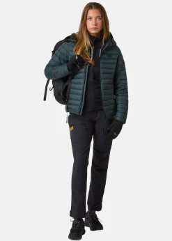 New Swedemount Lofoten Hood Jacket W Cedar Green