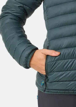 New Swedemount Lofoten Hood Jacket W Cedar Green