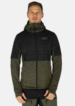 Discount Swedemount Lofoten Hybrid Jacket Olive Melange/Black
