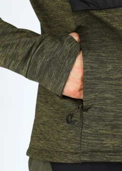 Discount Swedemount Lofoten Hybrid Jacket Olive Melange/Black