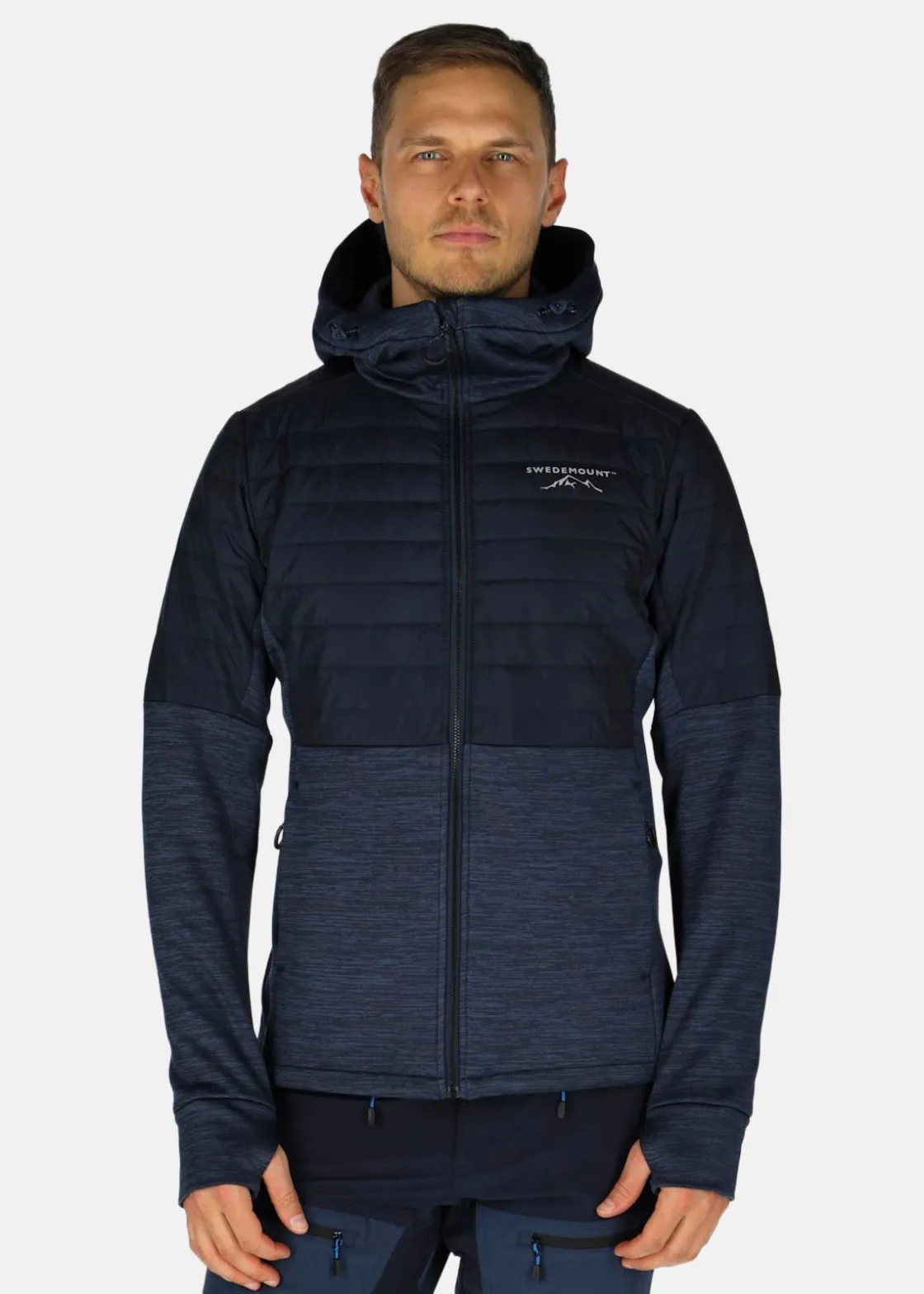 Clearance Swedemount Lofoten Hybrid Jacket Dk. Navy Melange/ Navy
