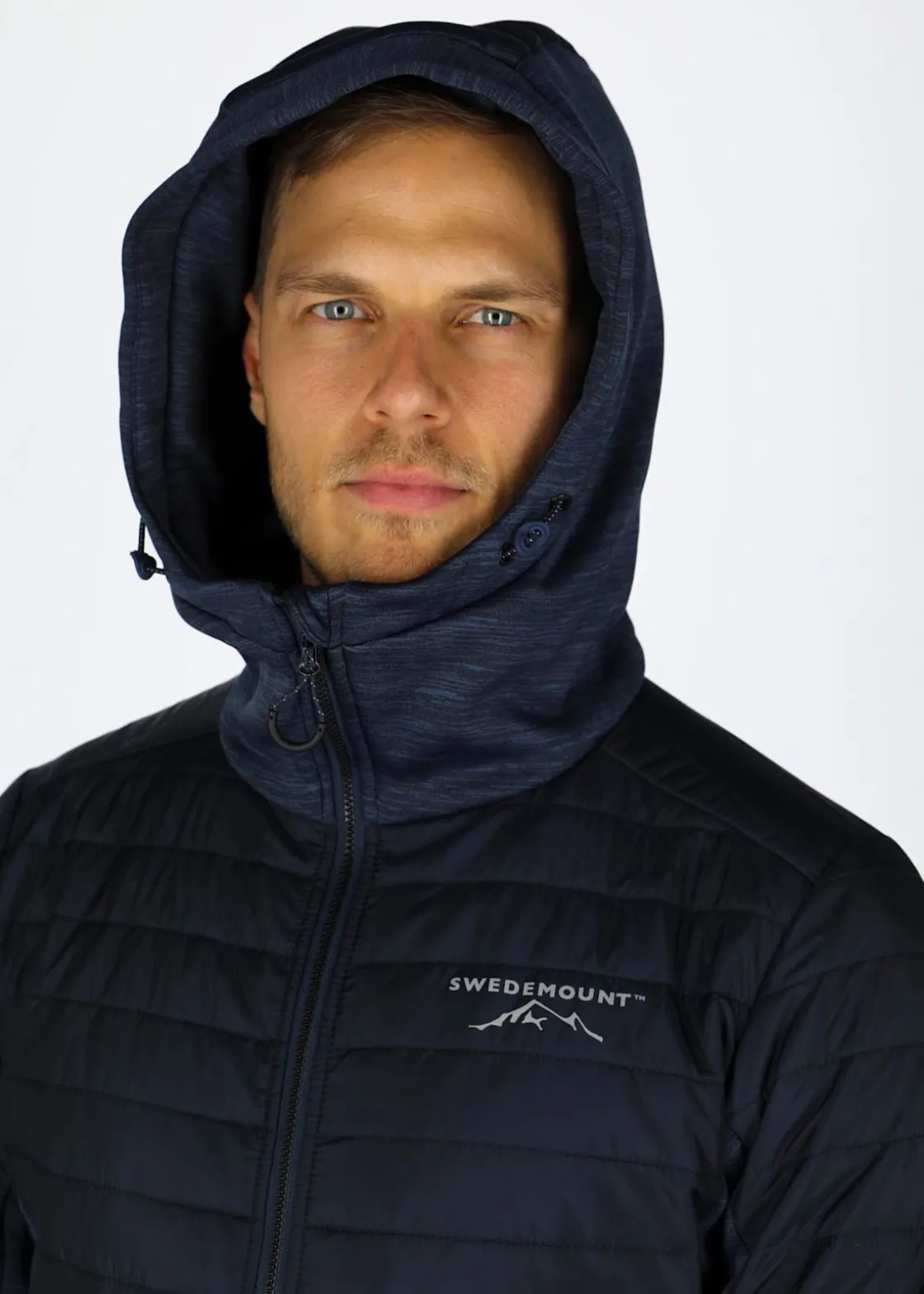 Clearance Swedemount Lofoten Hybrid Jacket Dk. Navy Melange/ Navy